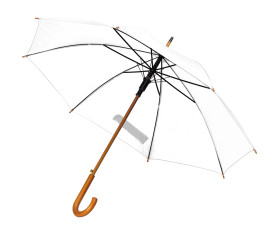 Parapluie automatique avec manche courbée